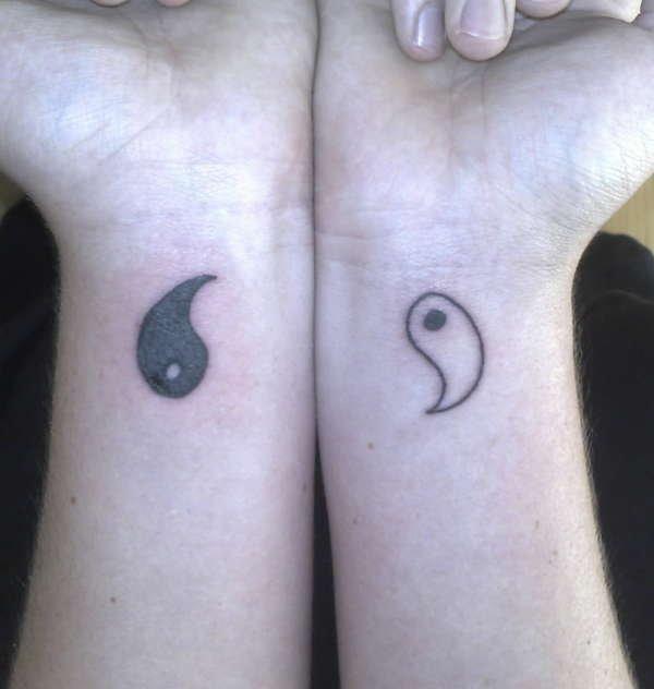 ying and yang tattoos. Yin Yang Dragon Tattoo