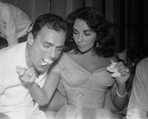 elizabeth taylor with michael todd 1957
