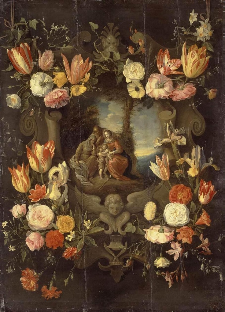 baroque painting holy family