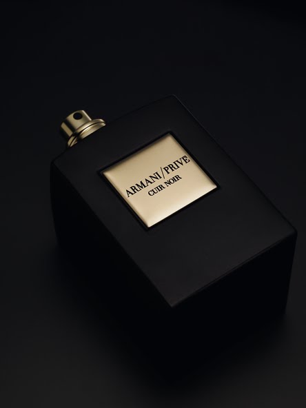 giorgio armani prive cuir noir