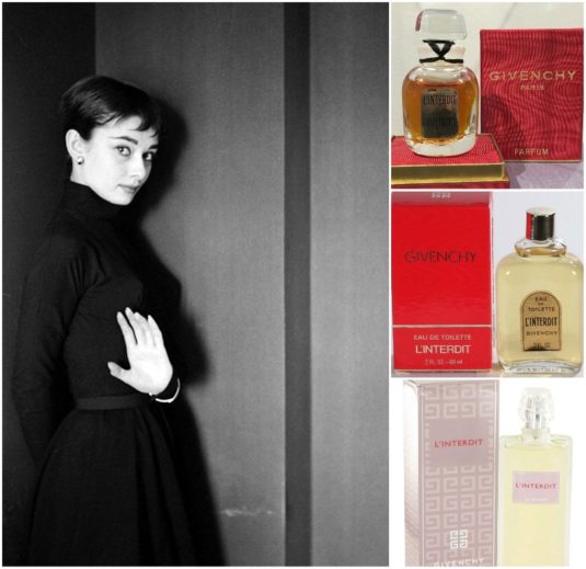 givenchy perfume for audrey hepburn