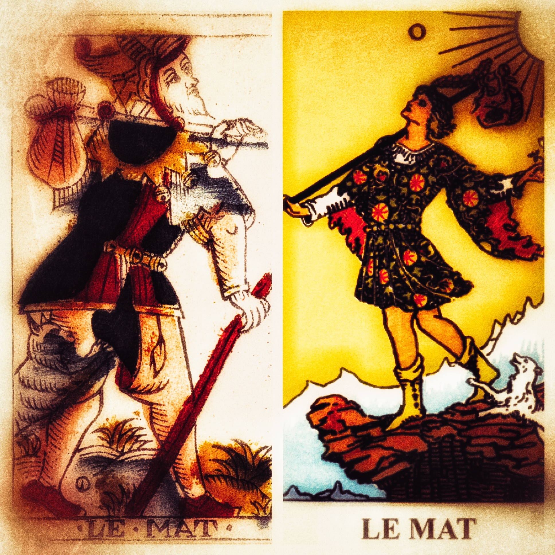 The Fool Le Mat Tarot Cards French Cafleurebon Perfume Blog