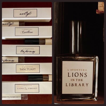 L'Aventura Perfumes Lions in the Library