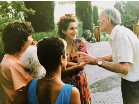 Mona di Orio first meeting with edmond roudnitska